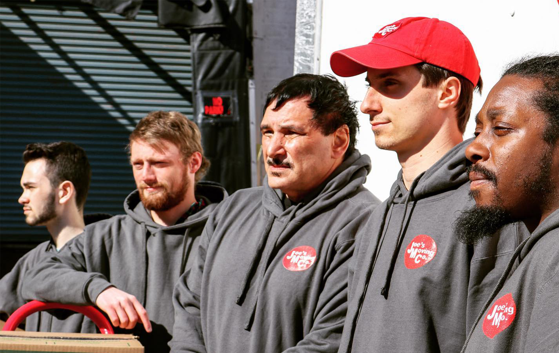 Joe's Moving Co. commercial moving team