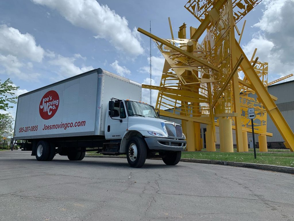 Joe's Moving Co. moving truck